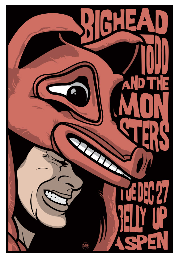 Scrojo Big Head Todd and the Monsters Poster