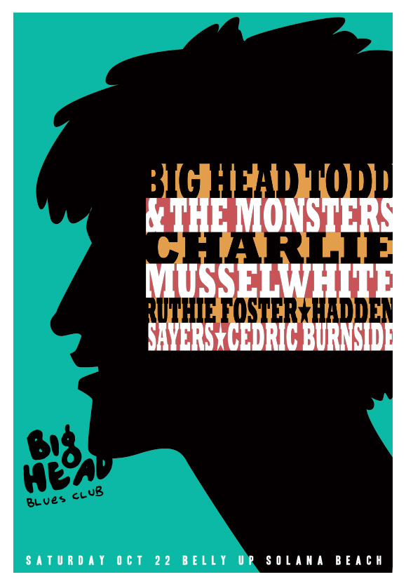 Scrojo Big Head Todd and the Monsters Poster