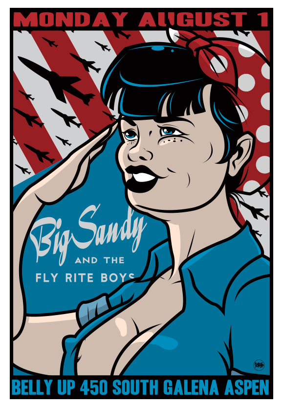 Scrojo Big Sandy and the Fly Rite Boys Poster