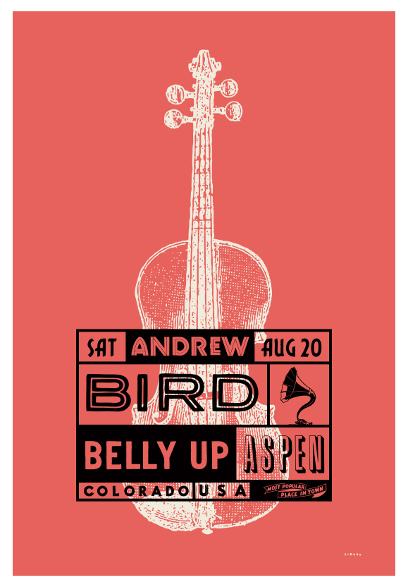 Scrojo Andrew Bird Poster
