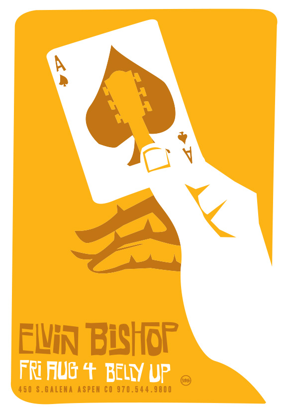 Scrojo Elvin Bishop Poster