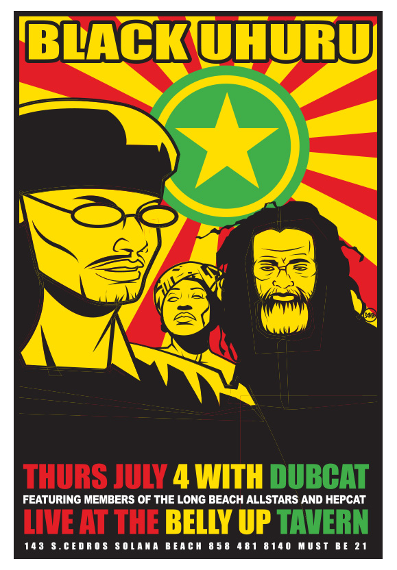 Scrojo Black Uhuru Poster