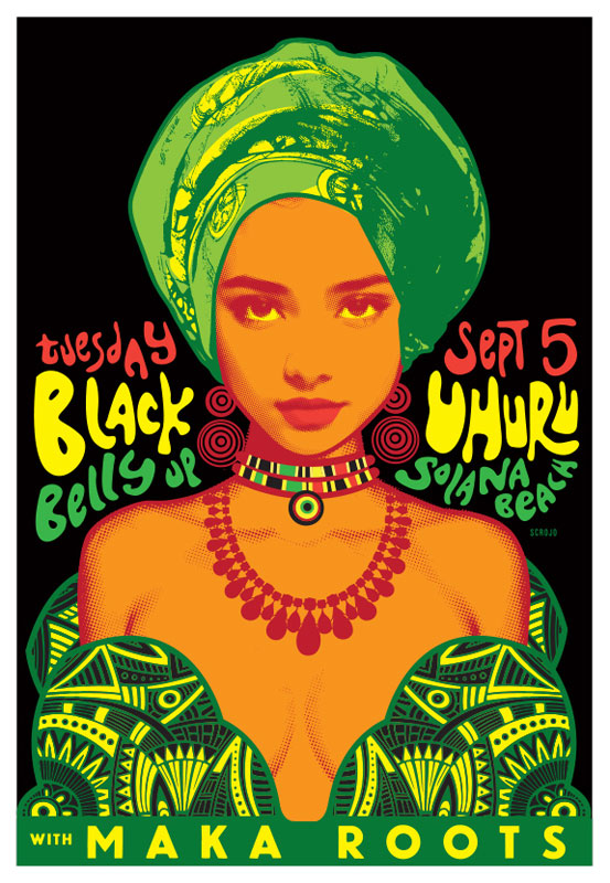 Scrojo Black Uhuru Poster
