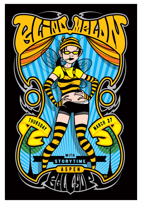 Scrojo Blind Melon Poster