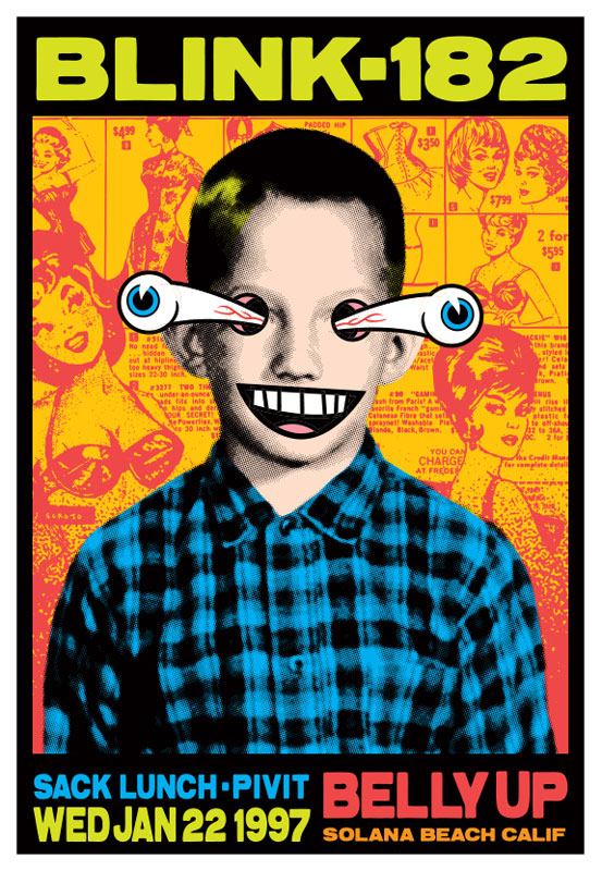 Scrojo Blink-182 Commemorative Edition Poster