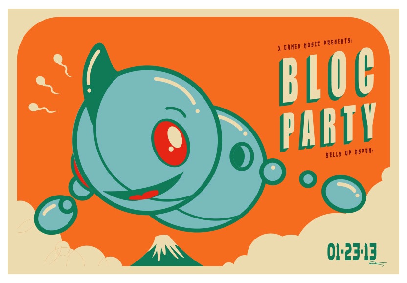 Scrojo Bloc Party Poster