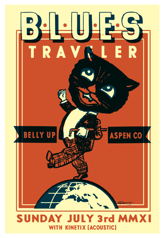 Scrojo Blues Traveler Poster