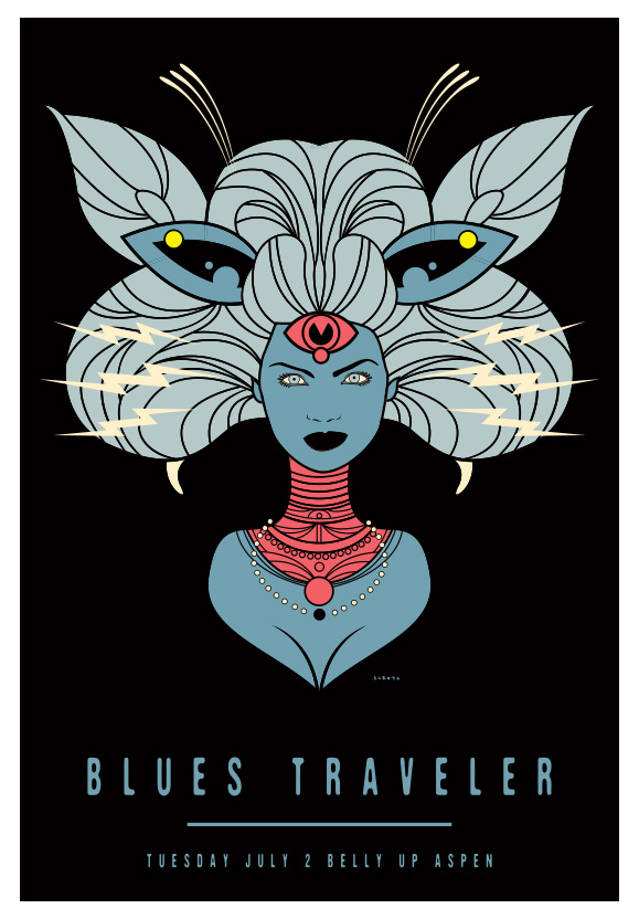 Scrojo Blues Traveler Poster