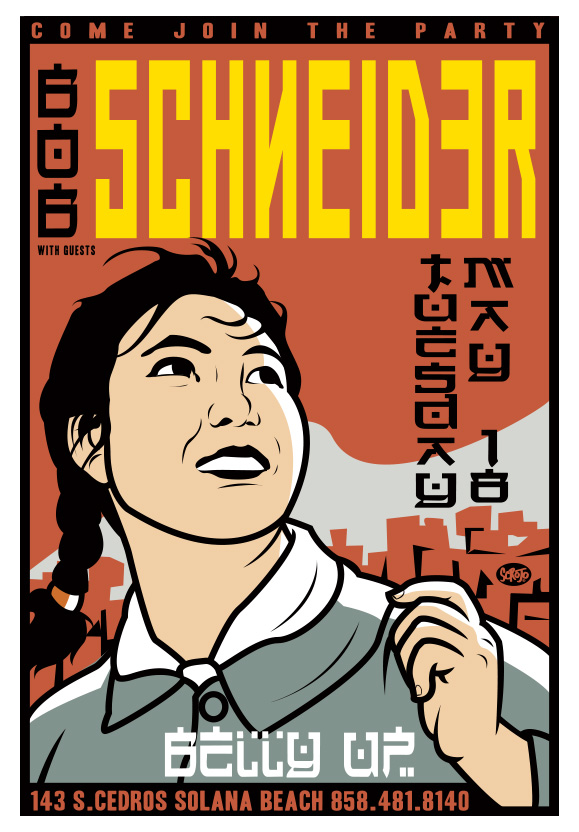 Scrojo Bob Schneider Poster