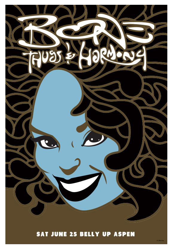 Scrojo Bone Thugs-n-Harmony Poster