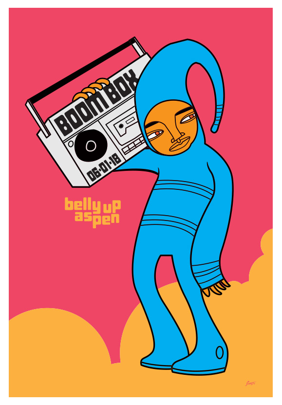 Scrojo BoomBox Poster