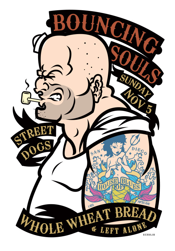 Scrojo Bouncing Souls Poster