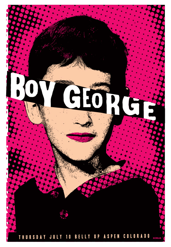 Scrojo Boy George Poster