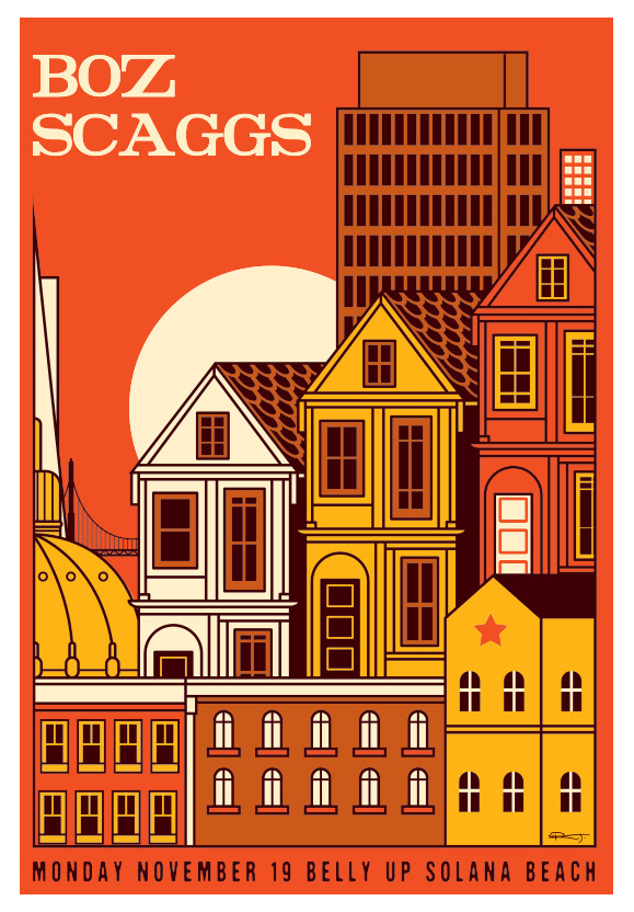 Scrojo Boz Scaggs Poster