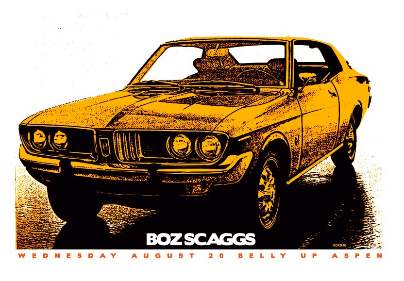 Scrojo Boz Scaggs Poster