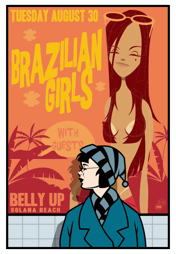 Scrojo Brazilian Girls Poster