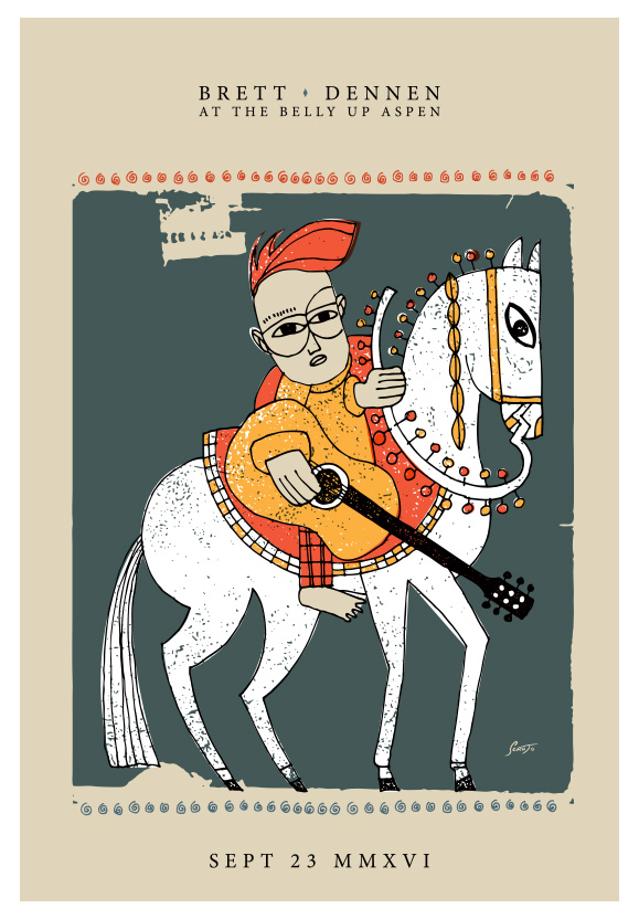 Scrojo Brett Dennen Poster