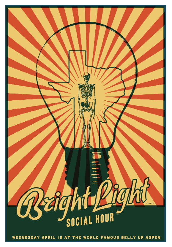 Scrojo Bright Light Social Hour Poster