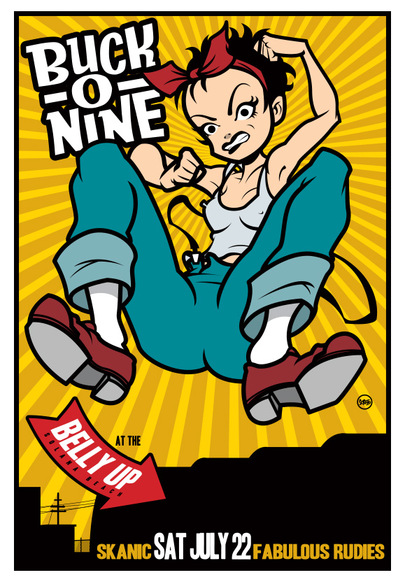 Scrojo Buck-O-Nine Poster