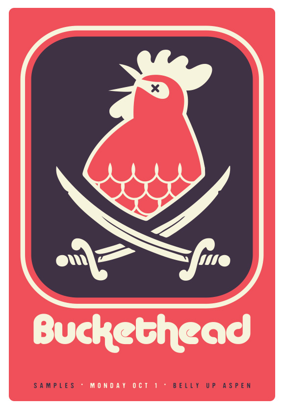 Scrojo Buckethead Poster