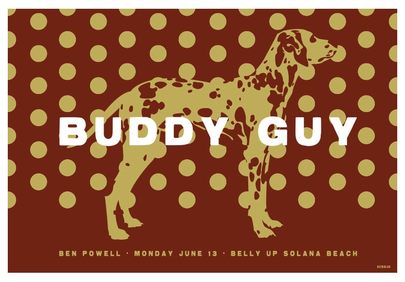 Scrojo Buddy Guy Poster