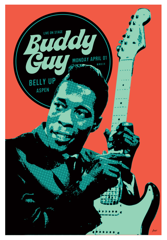 Scrojo Buddy Guy Poster