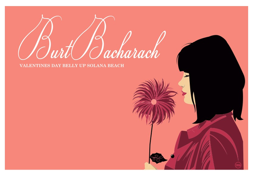 Scrojo Burt Bacharach Poster