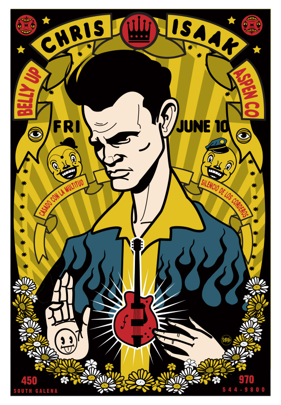 Scrojo Chris Isaak Poster