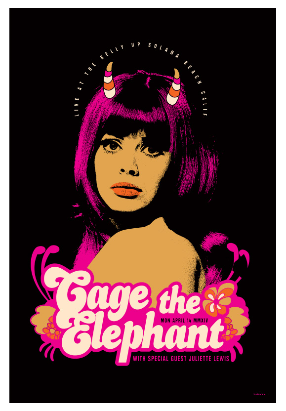 Scrojo Cage the Elephant Poster