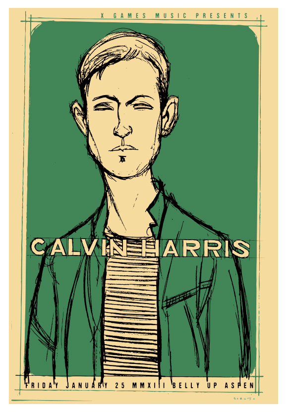 Scrojo Calvin Harris Poster