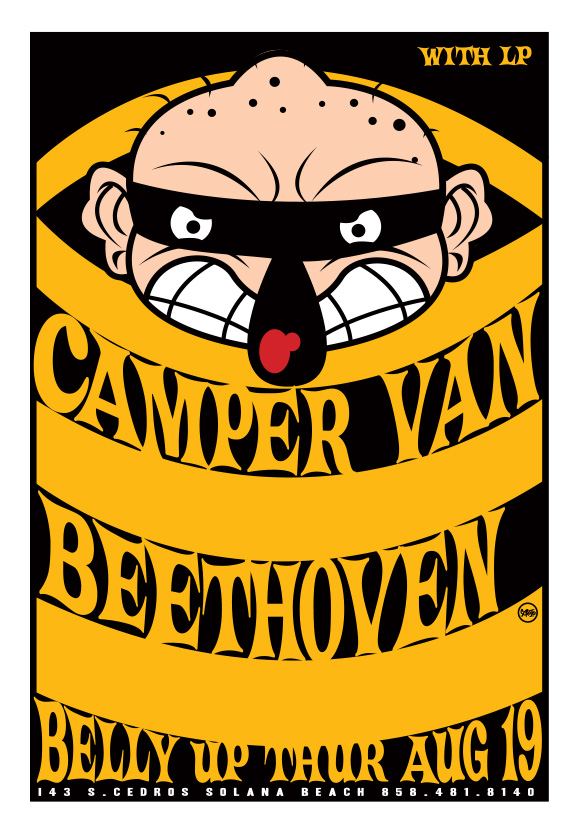 Scrojo Camper Van Beethoven Poster