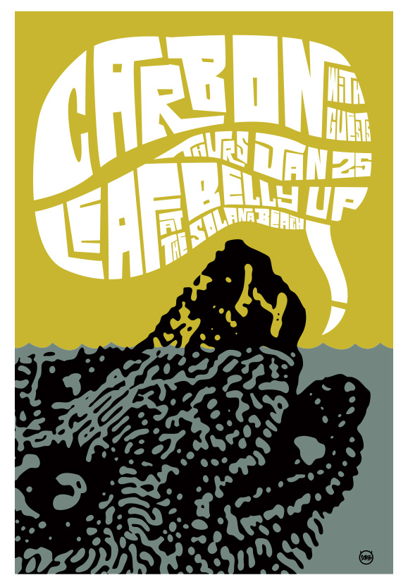 Scrojo Carbon Leaf Poster