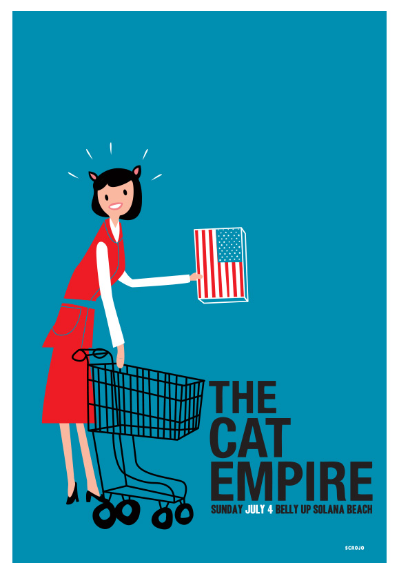 Scrojo The Cat Empire Poster