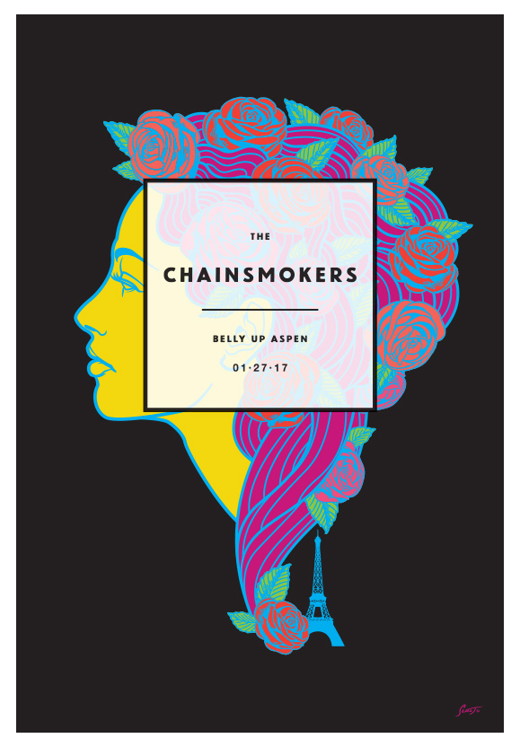 Scrojo The Chainsmokers Poster