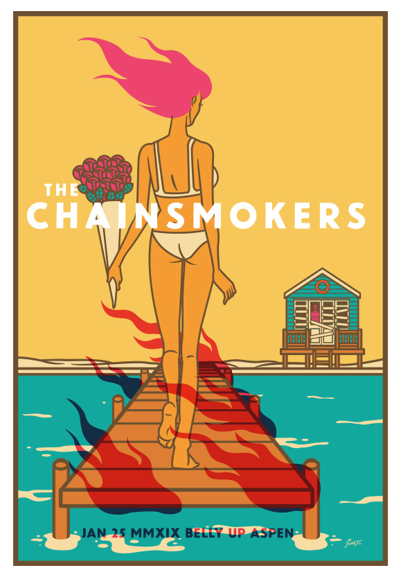 Scrojo The Chainsmokers Poster