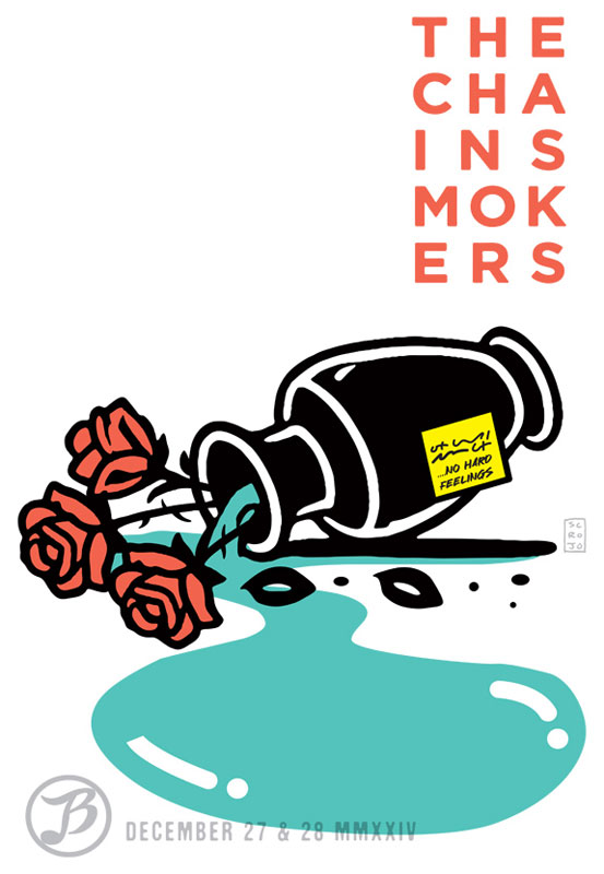 Scrojo The Chainsmokers Poster