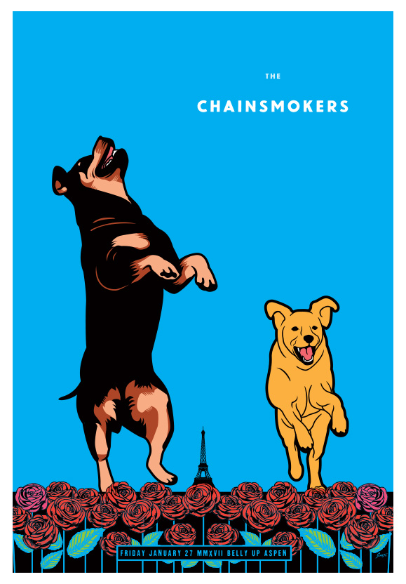 Scrojo The Chainsmokers Poster