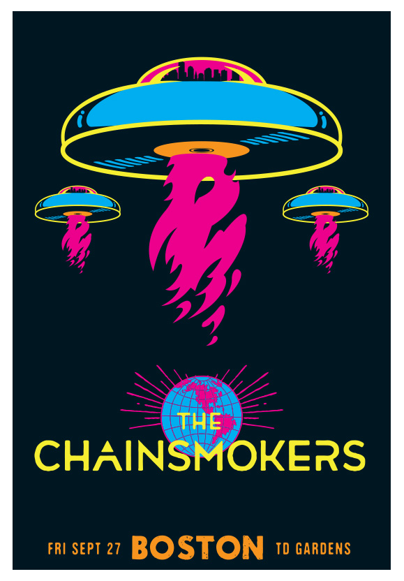 Scrojo The Chainsmokers Poster