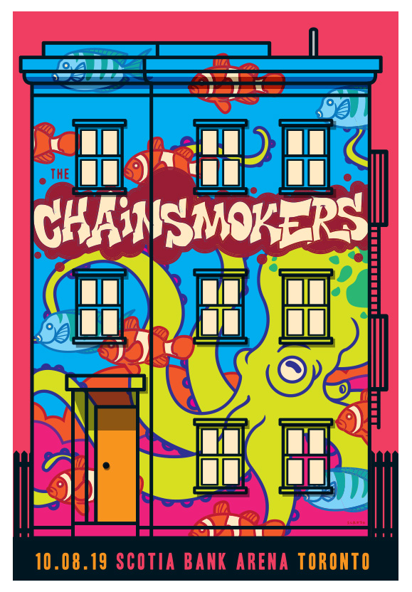 Scrojo The Chainsmokers Poster