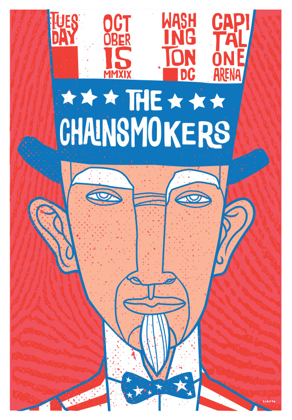 Scrojo The Chainsmokers Poster