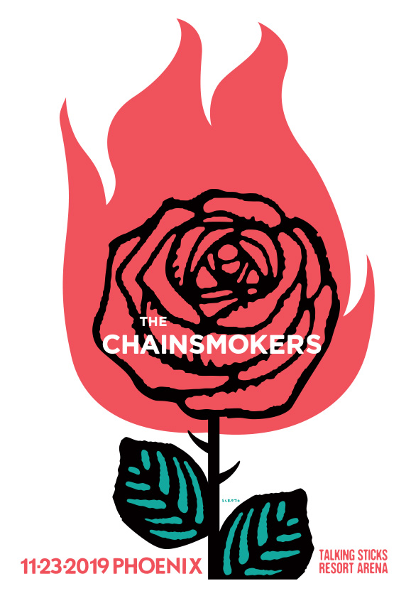 Scrojo The Chainsmokers Poster