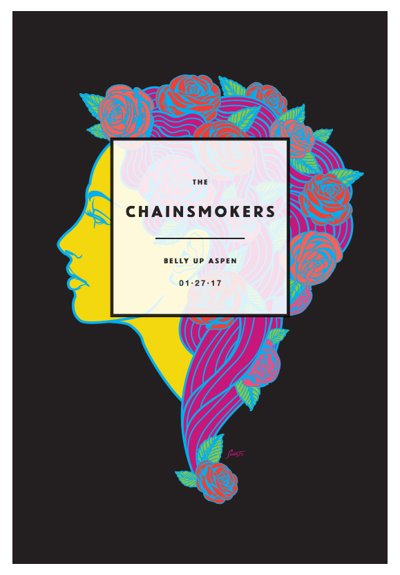 Scrojo The Chainsmokers Poster