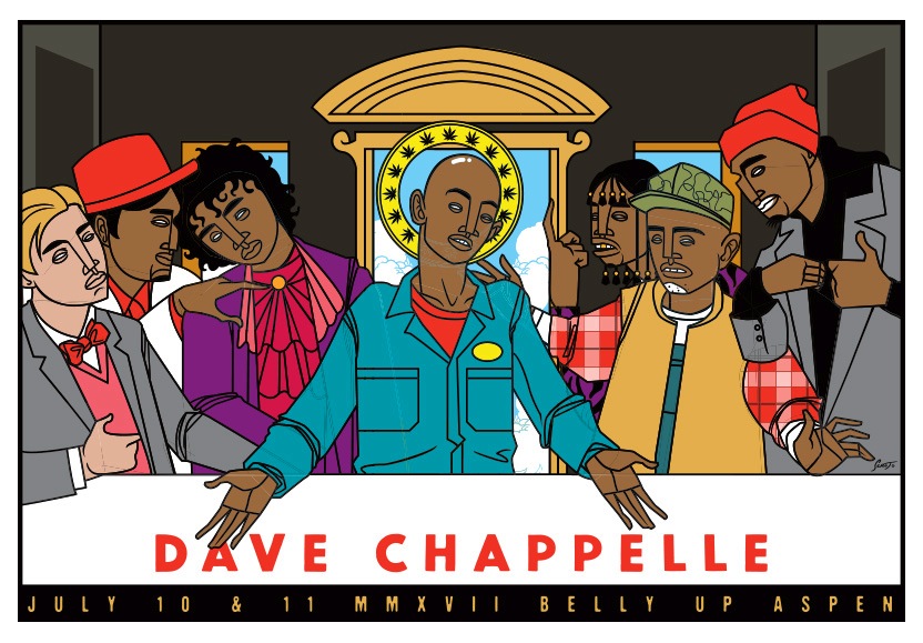 Scrojo Dave Chappelle Comedy Poster