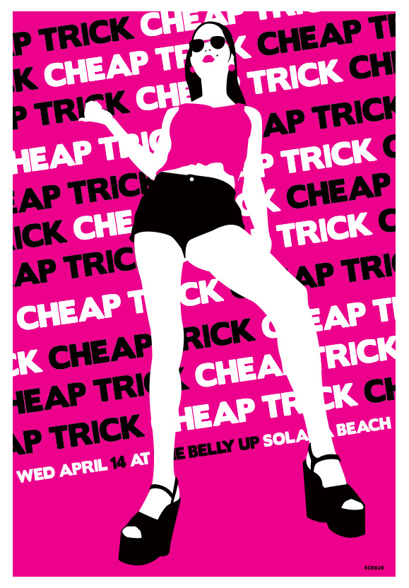 Scrojo Cheap Trick Poster