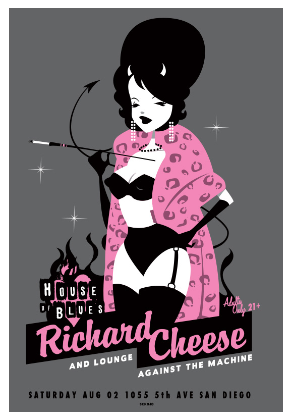 Scrojo Richard Cheese and Lounge Against the Machine Poster