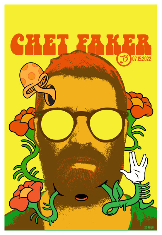 Scrojo Chet Faker Poster