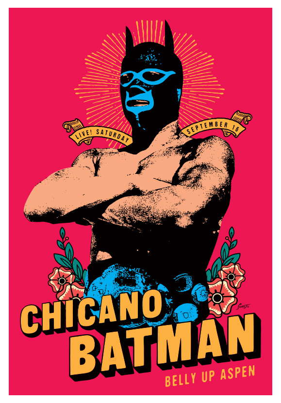 Scrojo Chicano Batman Poster