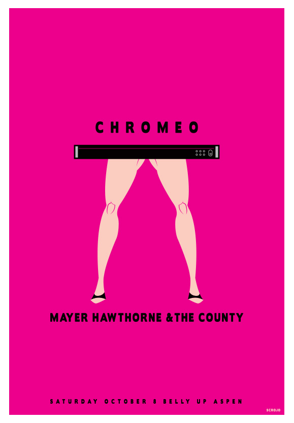 Scrojo Chromeo Poster