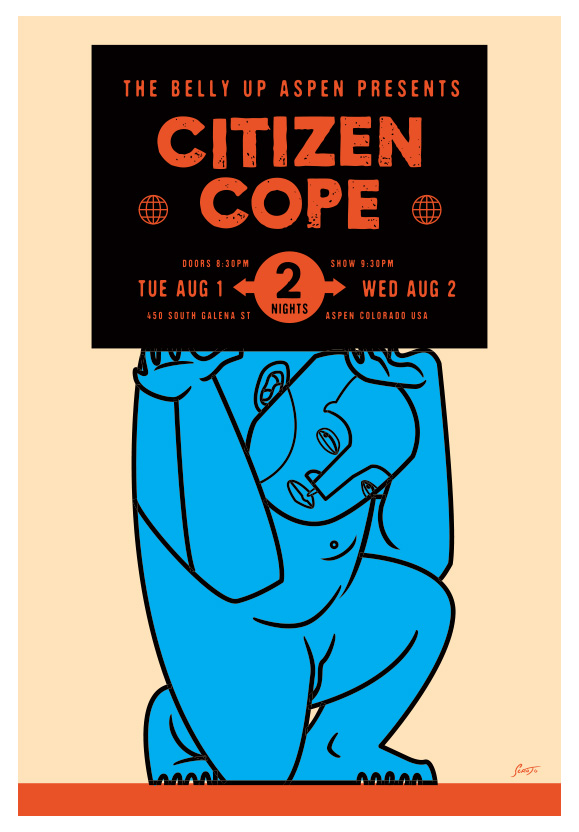 Scrojo Citizen Cope Poster