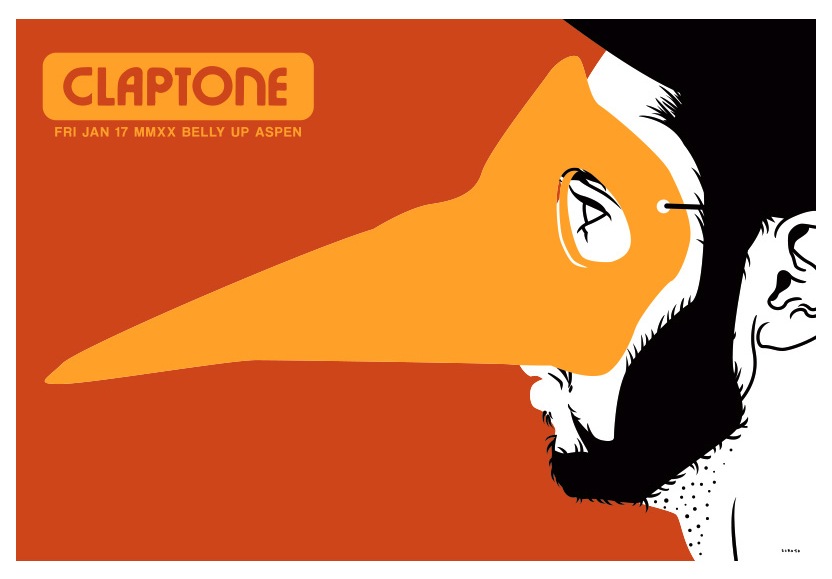 Scrojo Claptone Poster